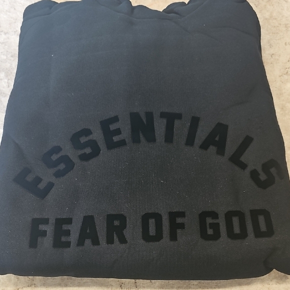 New Fear of God Essentials Charcoal Sweatshirt - Picture 2 of 6